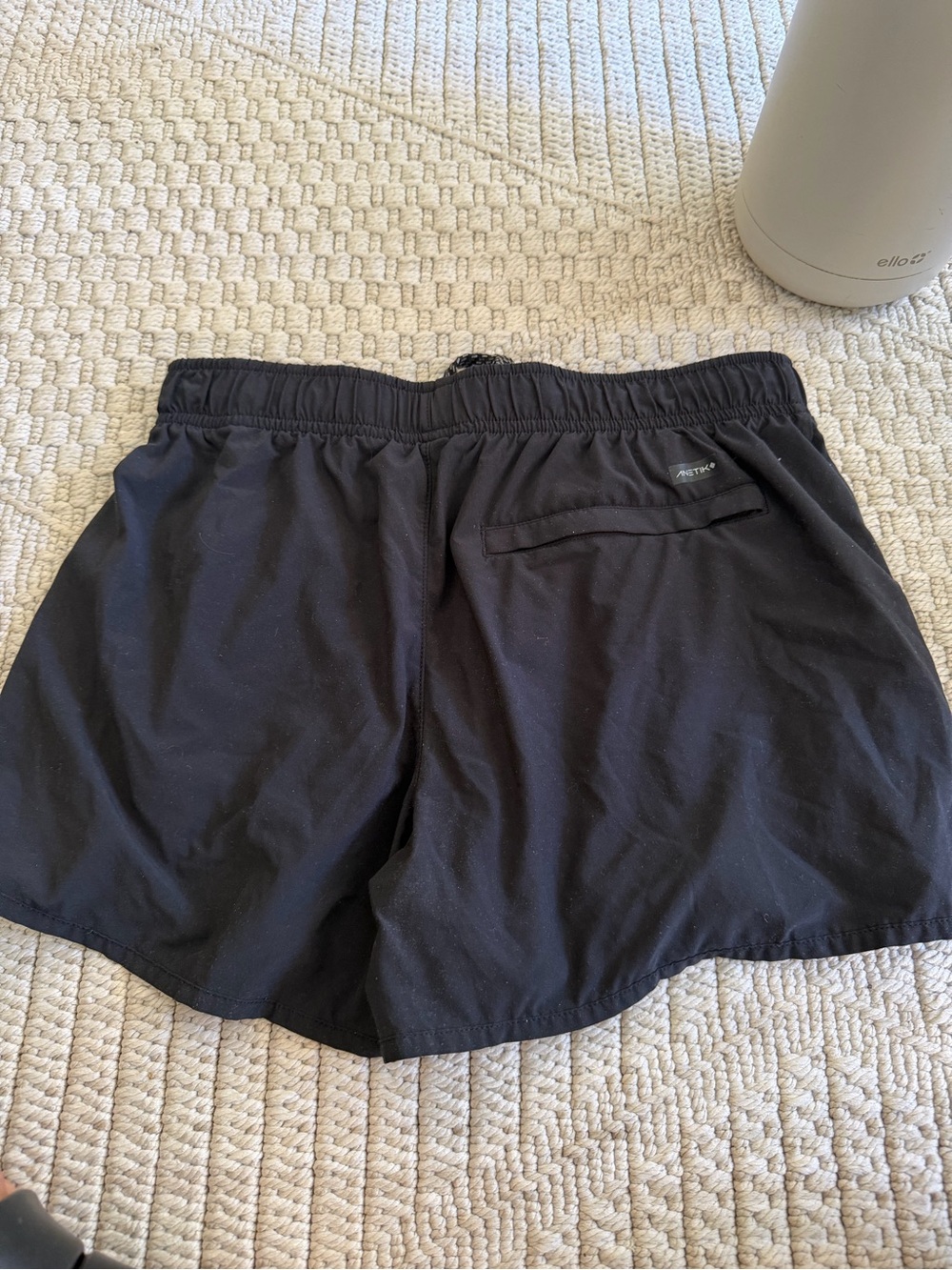 Anetik Women's Black Athletic Shorts